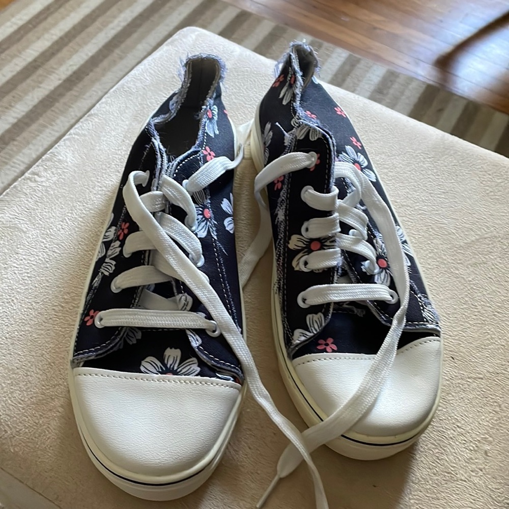 Canvas sneakers. Brand new. Never worn.